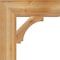 Ekena Millwork Imperial Block Rough Sawn Bracket, Western Red Cedar, 6"W x 22"D x 22"H BKT06X22X22IMP05RWR - alternate 2